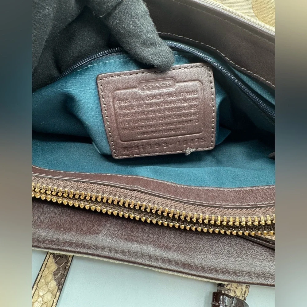 Coach Colette Signature Satchel / Carryall | Very Good Condition